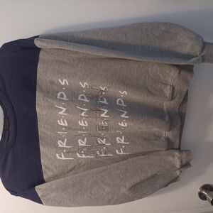 Gray and Navy Friends Sweatshirt